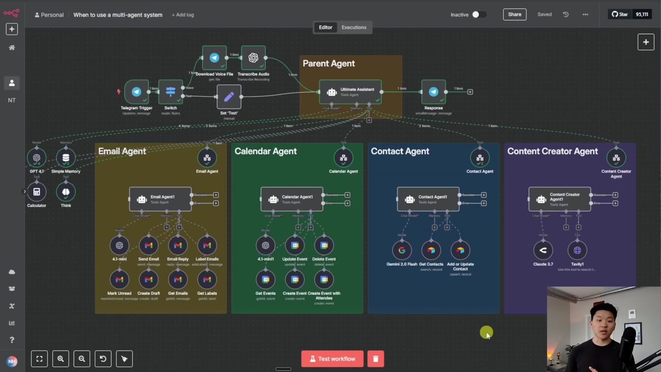 Multi-Agent Systems Have NEVER Been EASIER to Build (n8n, no code) 9번째 장면
