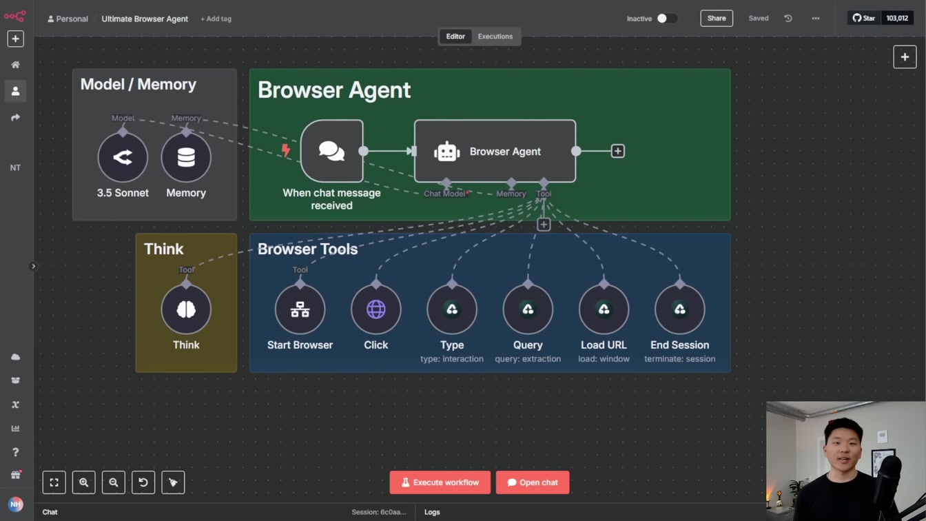 I Built the Ultimate Browser Agent with No Code (n8n + Airtop) 1번째 장면