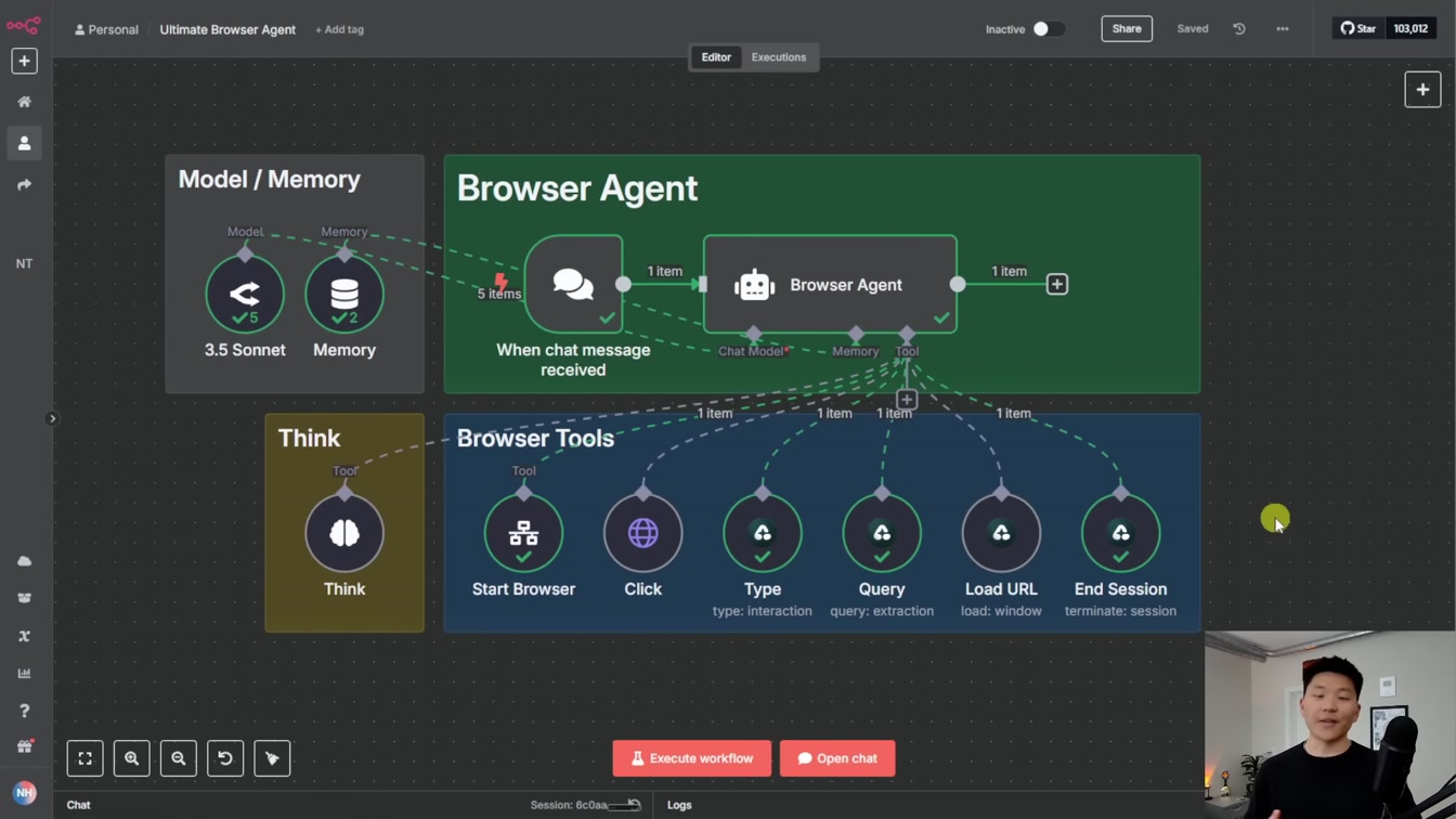 I Built the Ultimate Browser Agent with No Code (n8n + Airtop) 4번째 장면