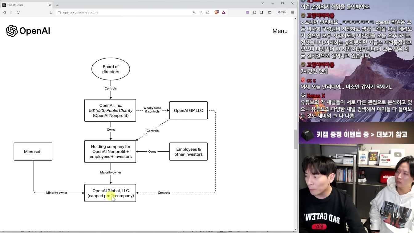 요즘 AI 업계 난리난 챗GPT CEO 해고와 복직 사태 총정리 (ft. 오픈AI 샘 알트만) 5번째 장면
