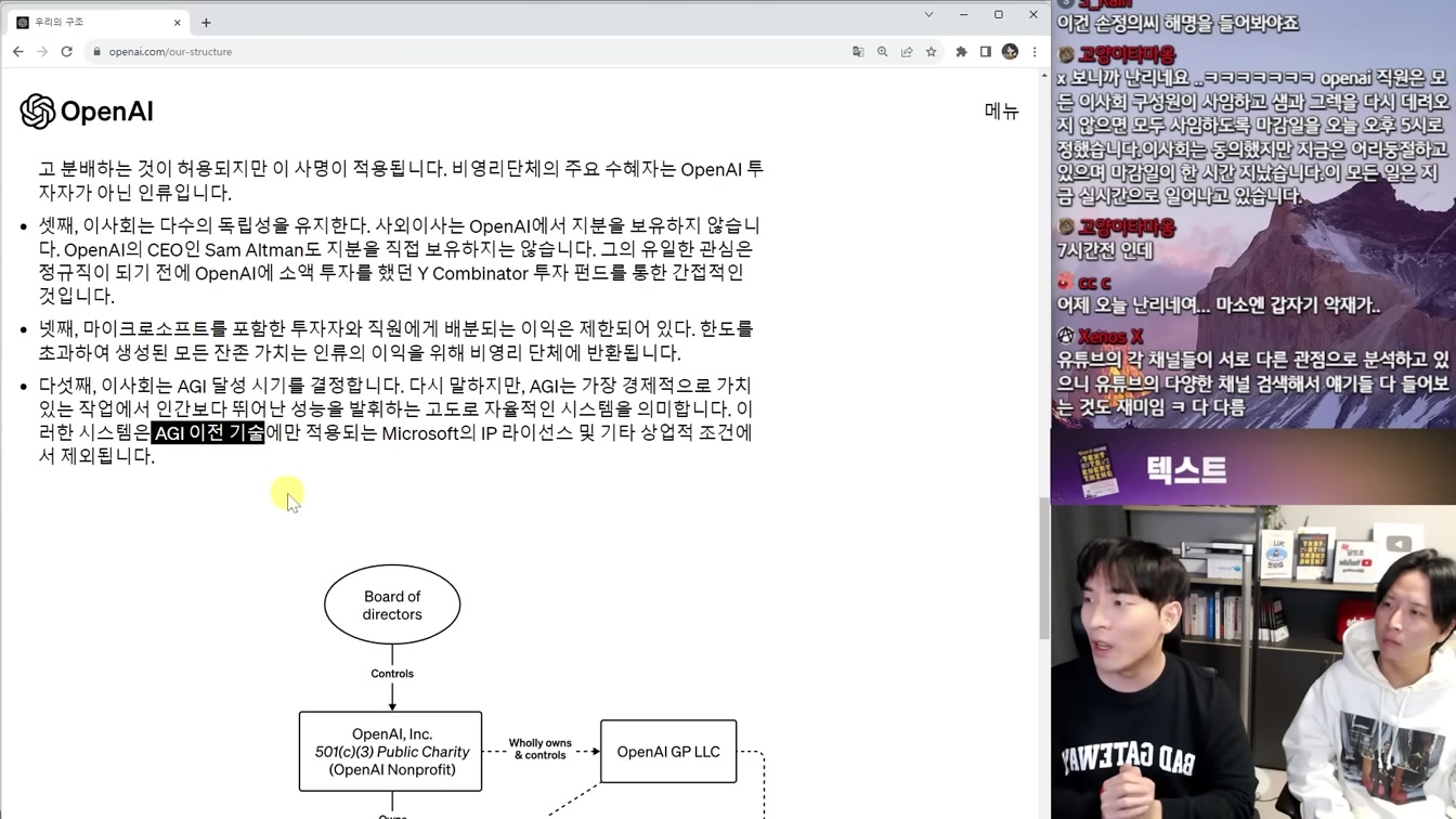 요즘 AI 업계 난리난 챗GPT CEO 해고와 복직 사태 총정리 (ft. 오픈AI 샘 알트만) 6번째 장면