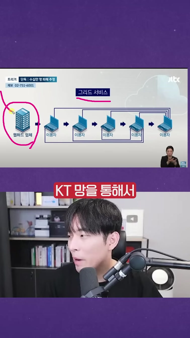 KT가 고객 PC에 악성코드를 심었다? #shorts 5번째 장면