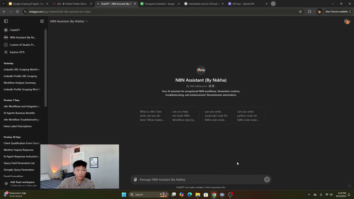 How to Build a Google Scraping AI Agent with n8n (Step By Step Tutorial) 11번째 장면