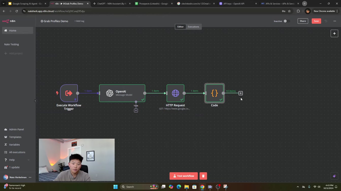 How to Build a Google Scraping AI Agent with n8n (Step By Step Tutorial) 14번째 장면