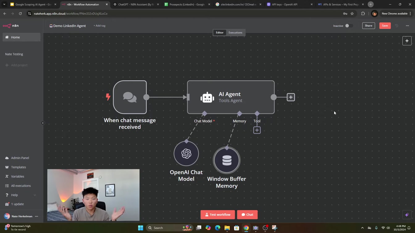 How to Build a Google Scraping AI Agent with n8n (Step By Step Tutorial) 19번째 장면