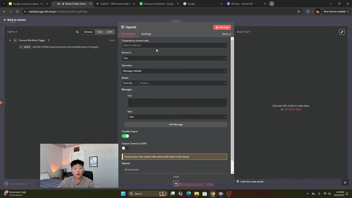 How to Build a Google Scraping AI Agent with n8n (Step By Step Tutorial) 5번째 장면