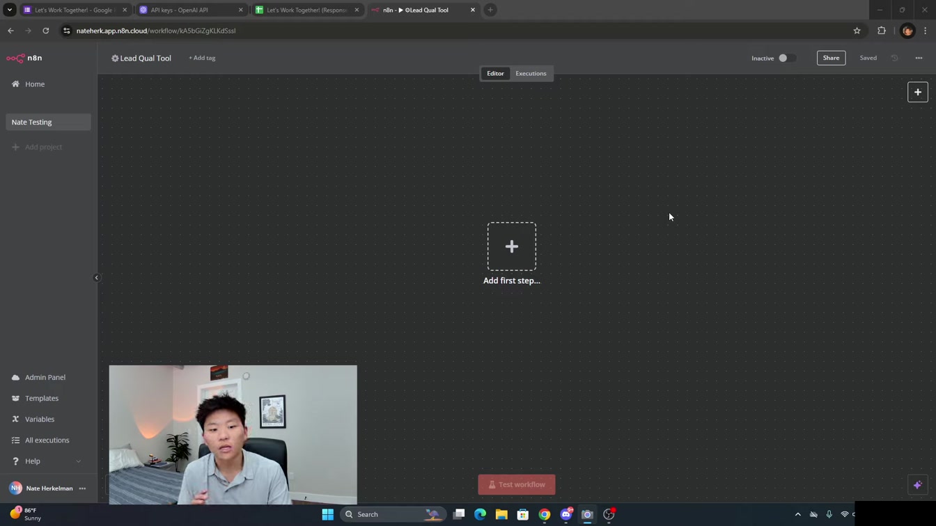 *LIVE BUILD* Personalized Outreach AI Agent in n8n (No Code) 1번째 장면