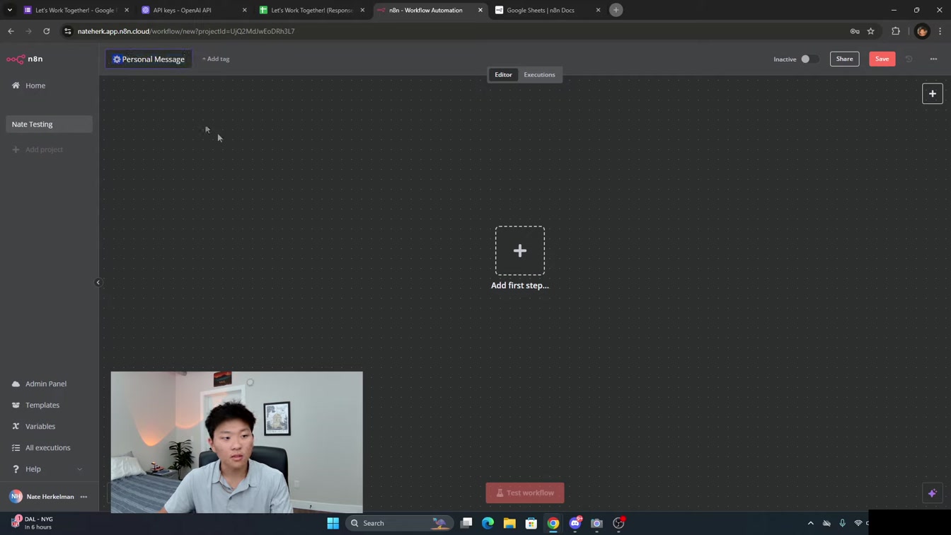 *LIVE BUILD* Personalized Outreach AI Agent in n8n (No Code) 12번째 장면