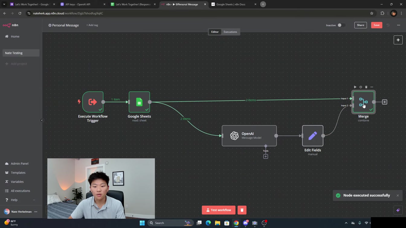 *LIVE BUILD* Personalized Outreach AI Agent in n8n (No Code) 16번째 장면