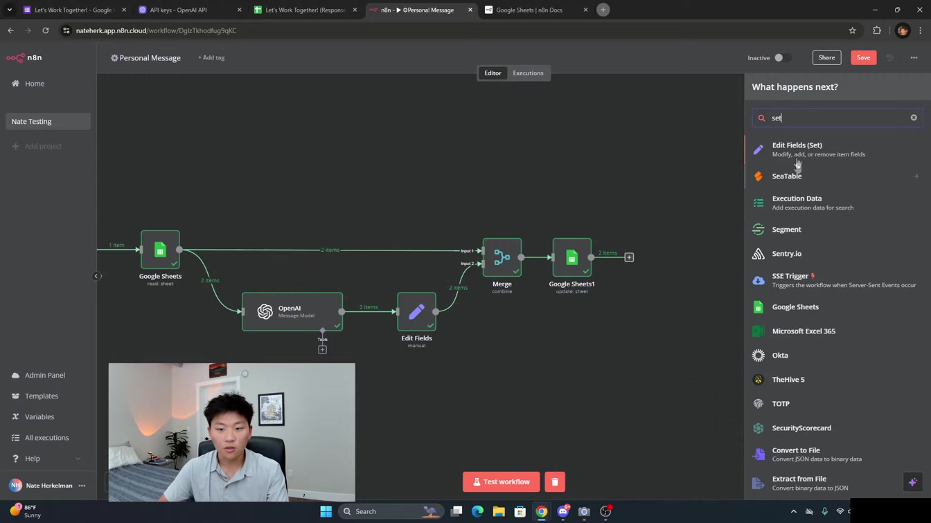 *LIVE BUILD* Personalized Outreach AI Agent in n8n (No Code) 17번째 장면