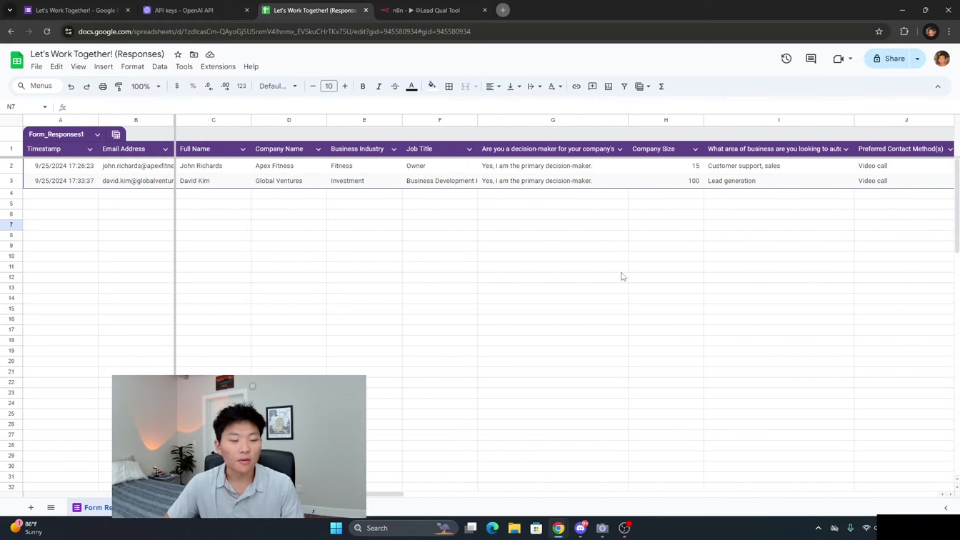 *LIVE BUILD* Personalized Outreach AI Agent in n8n (No Code) 2번째 장면