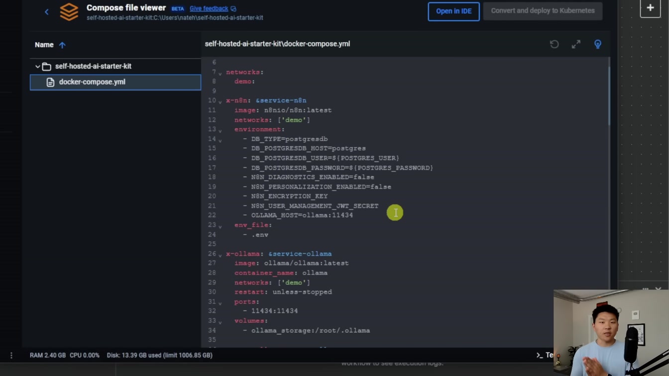 Locally Host n8n AI Agents for FREE (step by step) 12번째 장면