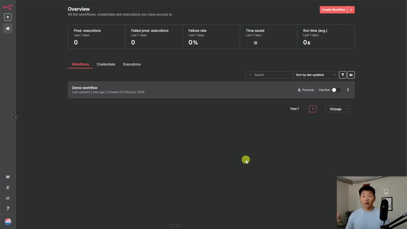 Locally Host n8n AI Agents for FREE (step by step) 14번째 장면