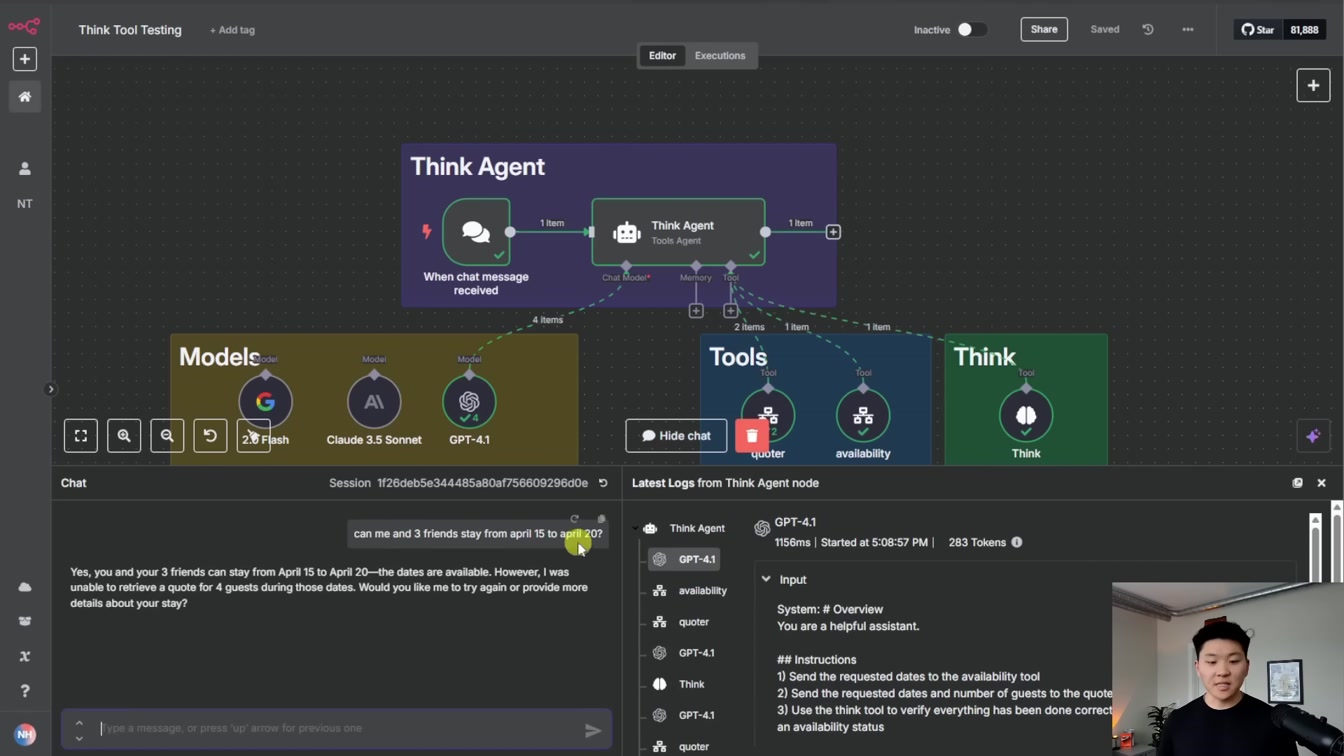 n8n Just Leveled Up AI Agents (Anthropic's Think Method) 23번째 장면