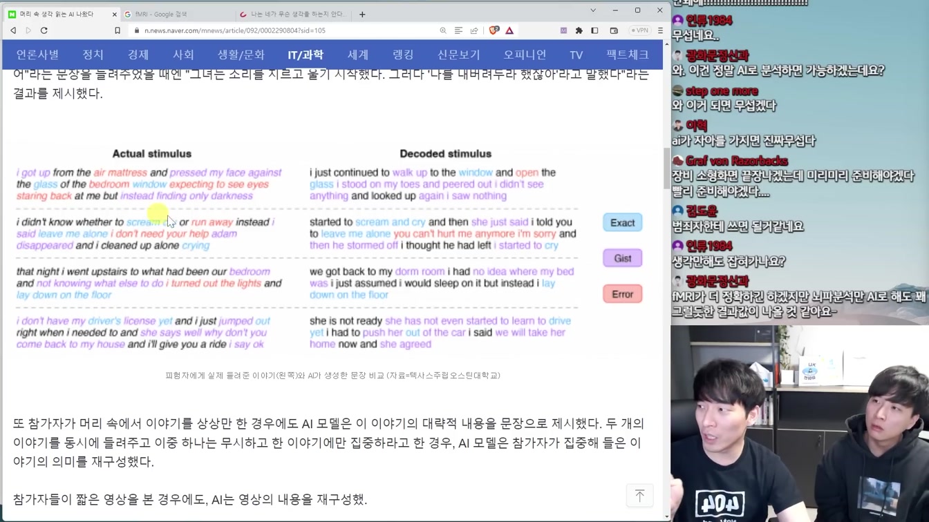 최신 AI 뉴스 - 머리 속 읽는 AI, 교육 기업 붕괴와 채용 중단, AI 가짜 뉴스 확산 등 2번째 장면