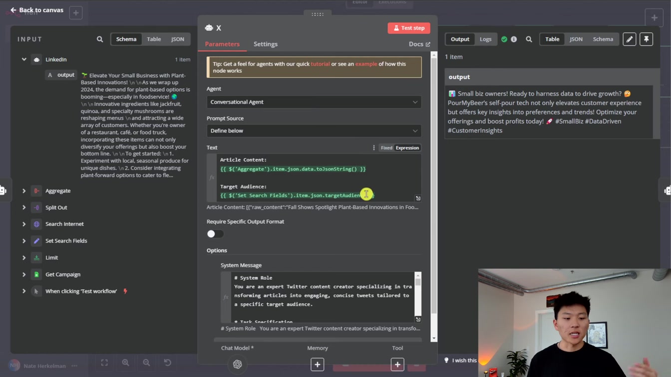 Build this Multi AI Agent System for Research and Content Creation in n8n 12번째 장면