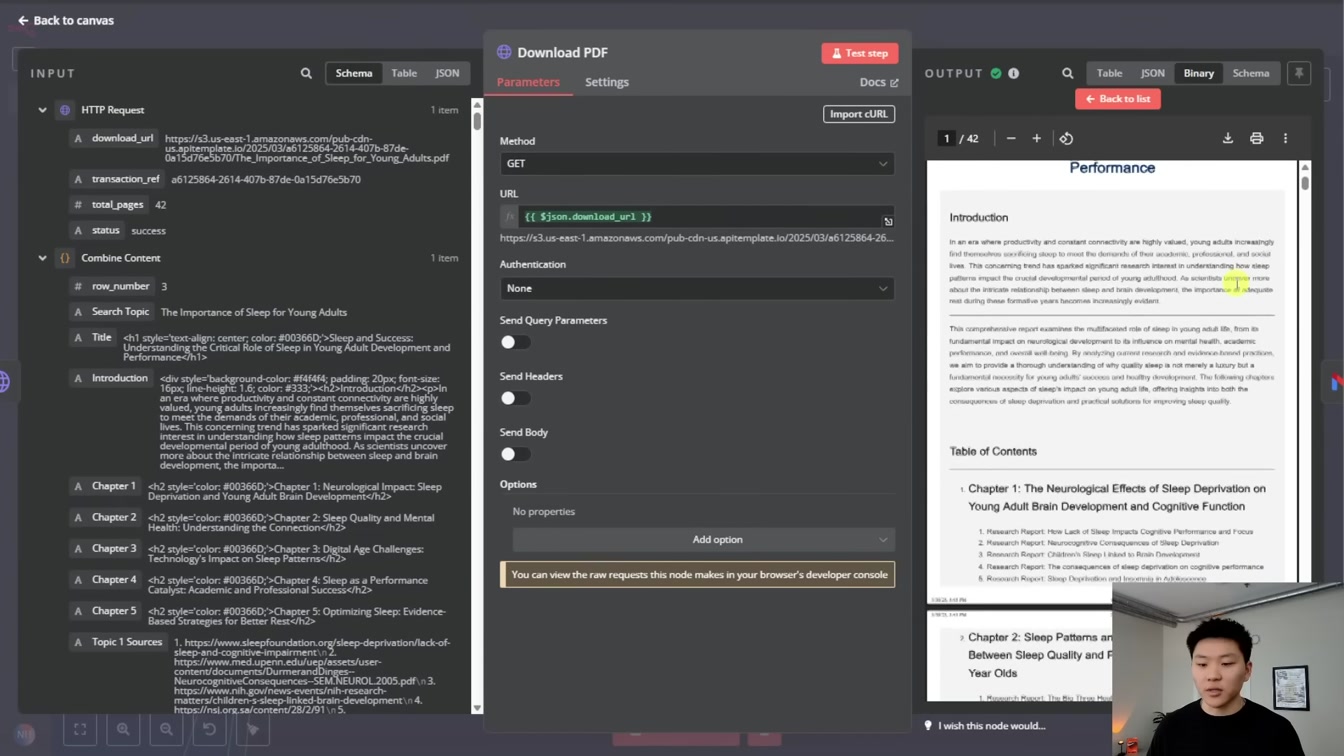 Research ANYTHING and Get a PDF Report (free n8n template) 22번째 장면