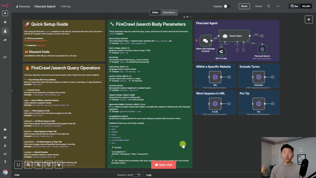 This AI Agent Can Scrape and Screenshot the Web with No Code (n8n tutorial) 4번째 장면