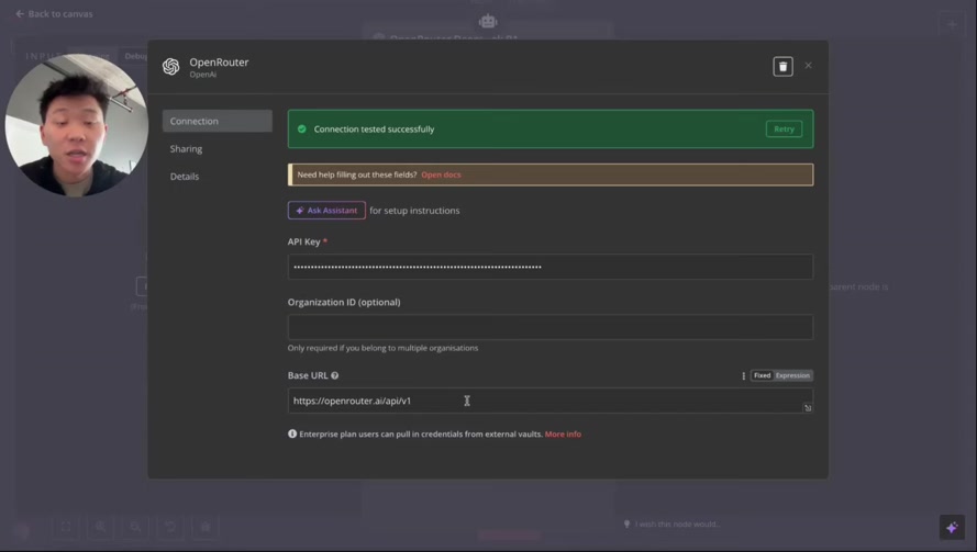 How to Actually Build Agents with DeepSeek R1 in n8n (Without OpenRouter) 4번째 장면