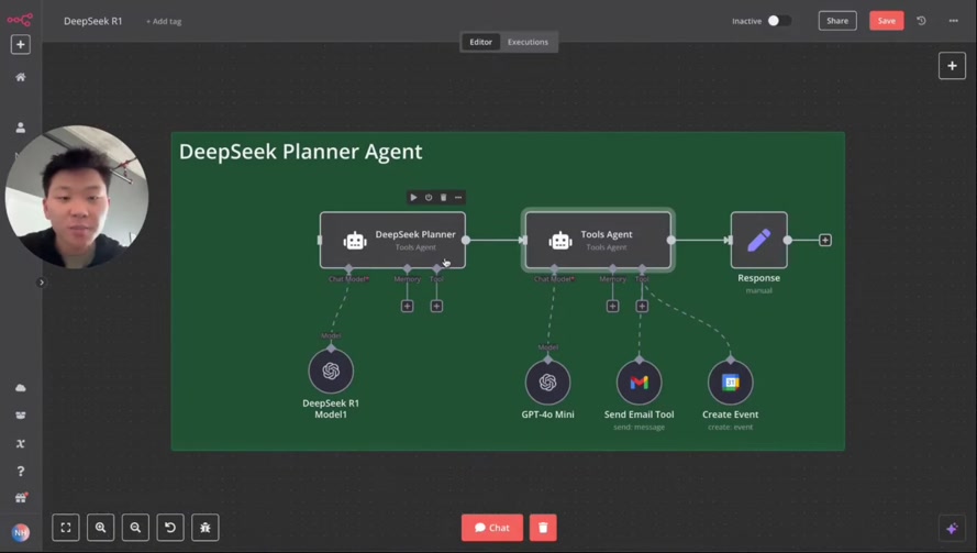 How to Actually Build Agents with DeepSeek R1 in n8n (Without OpenRouter) 9번째 장면