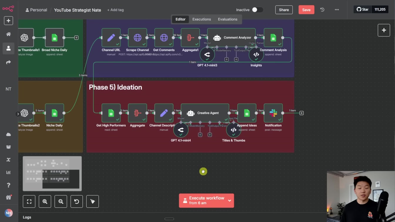 I Built a YT Strategist AI Agent That Makes Me $6k/mo (free template n8n) 20번째 장면