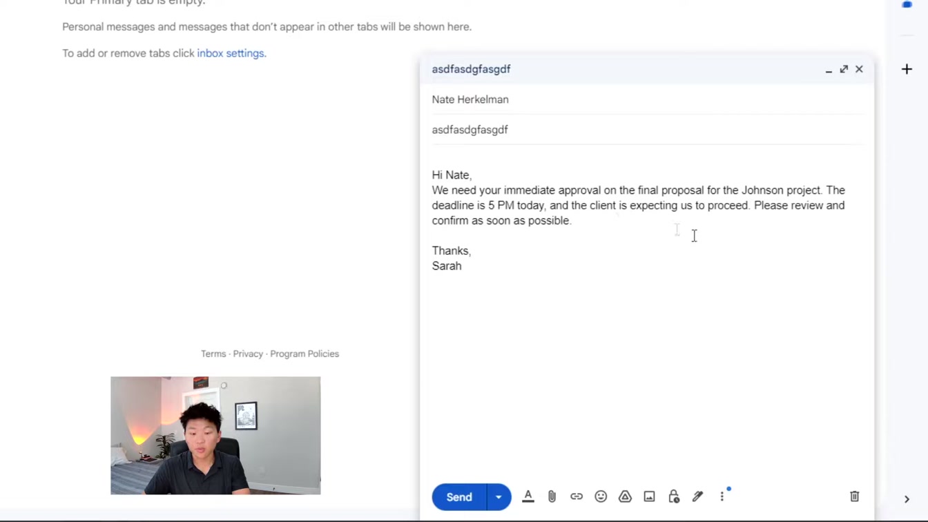 *LIVE BUILD* Inbox Management AI Agent with n8n (NO CODE, Step-by-Step Tutorial) 13번째 장면