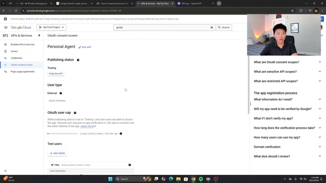 *LIVE BUILD* Inbox Management AI Agent with n8n (NO CODE, Step-by-Step Tutorial) 4번째 장면