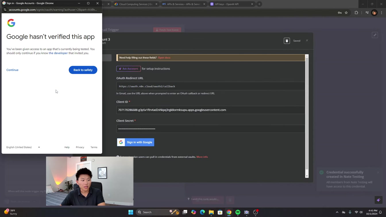 *LIVE BUILD* Inbox Management AI Agent with n8n (NO CODE, Step-by-Step Tutorial) 5번째 장면