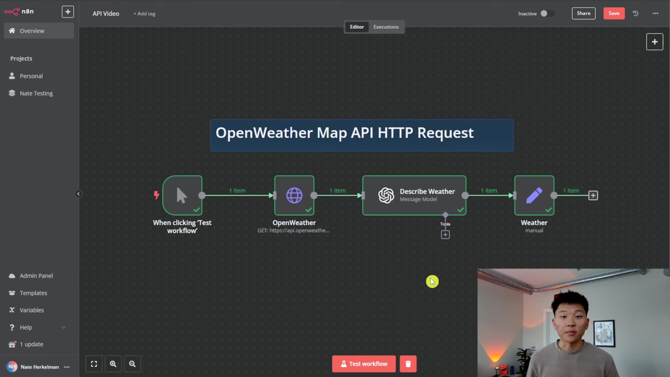 Understanding APIs in n8n (as a beginner) 13번째 장면