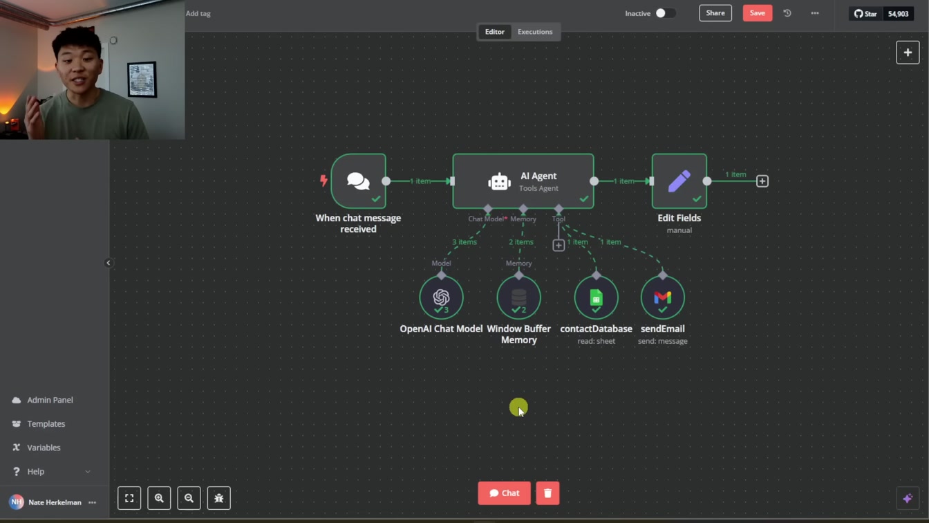 How I'd Teach a 10 Year Old to Build AI Agents (No Code, n8n) 23번째 장면