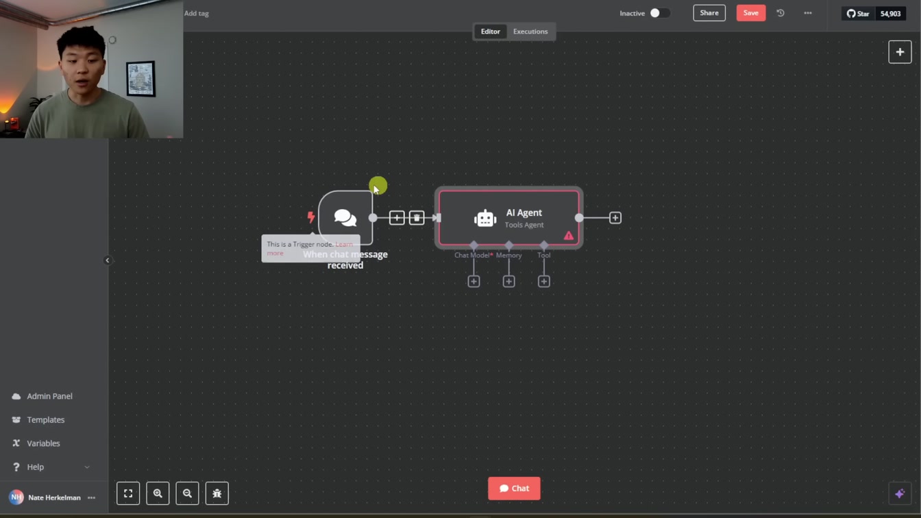 How I'd Teach a 10 Year Old to Build AI Agents (No Code, n8n) 6번째 장면