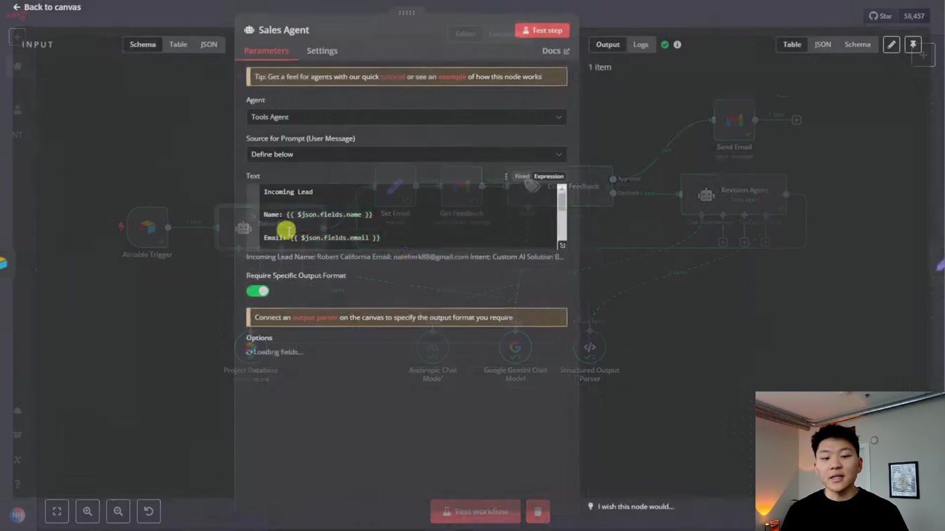 I Built a Human In The Loop Sales Team That Waits for Feedback and Approval in n8n 10번째 장면