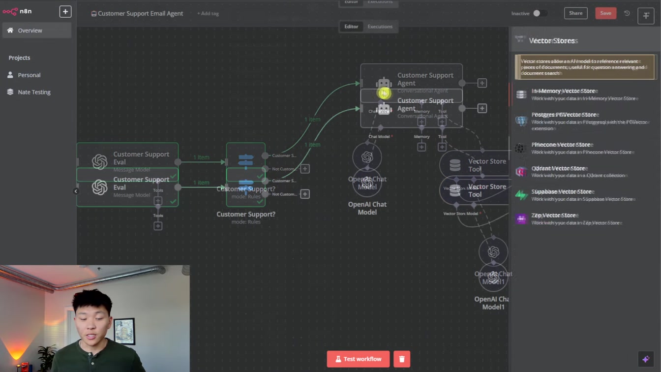 How I Built an AI Agent to Automate my Emails in n8n (Step by Step, No Code) 12번째 장면