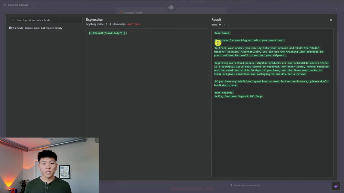 How I Built an AI Agent to Automate my Emails in n8n (Step by Step, No Code) 18번째 장면