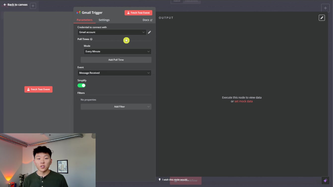 How I Built an AI Agent to Automate my Emails in n8n (Step by Step, No Code) 3번째 장면