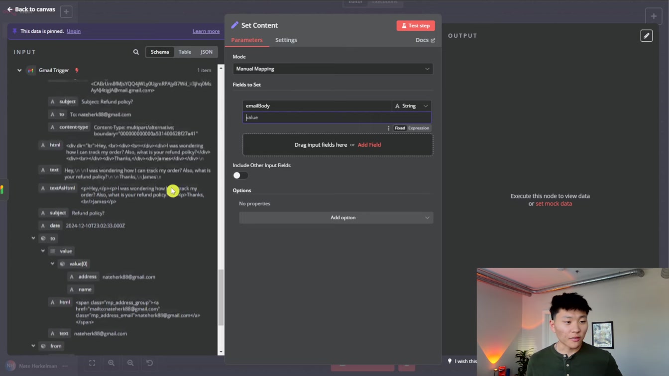 How I Built an AI Agent to Automate my Emails in n8n (Step by Step, No Code) 5번째 장면