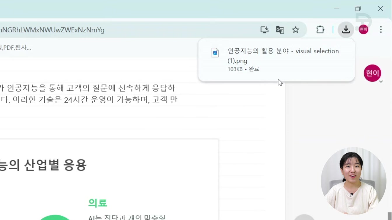 PPT 만들 때 필요한 시각자료 생성, 무료 사이트 냅킨 Napkin AI 사용법 8번째 장면