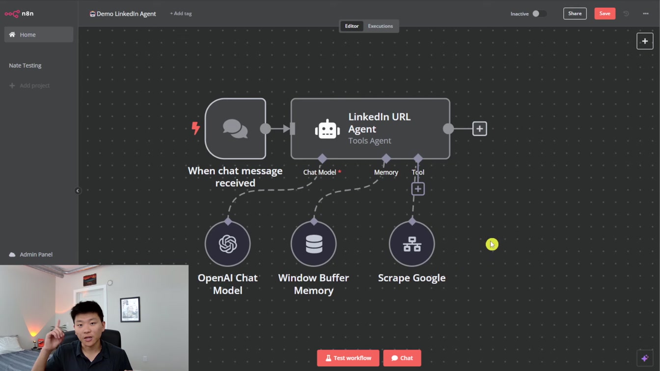 Scrape Google for LinkedIn Profiles in Seconds with n8n 2번째 장면