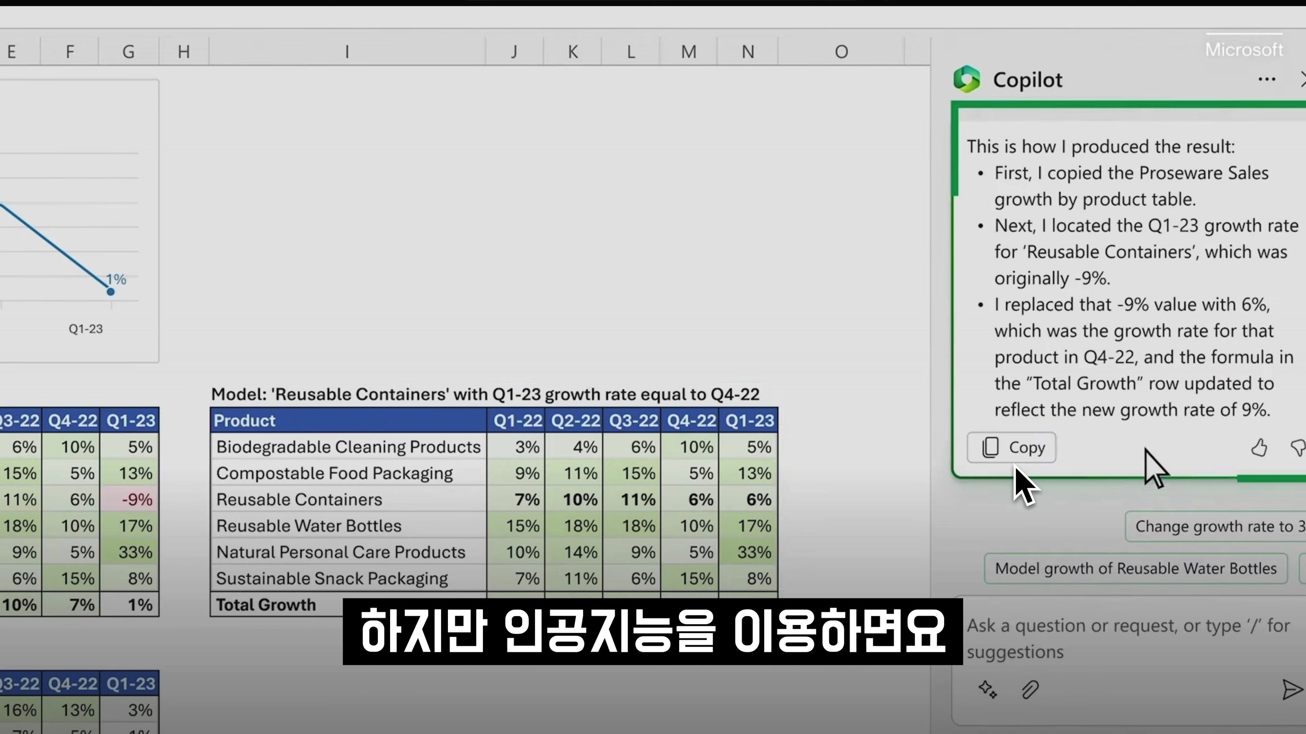 마이크로소프트  AI 대공개! Microsoft 365 Copilot! MS Office, AI Powerpoint, Outlook, Word, Excel ChatGPT 오후다섯씨 6번째 장면