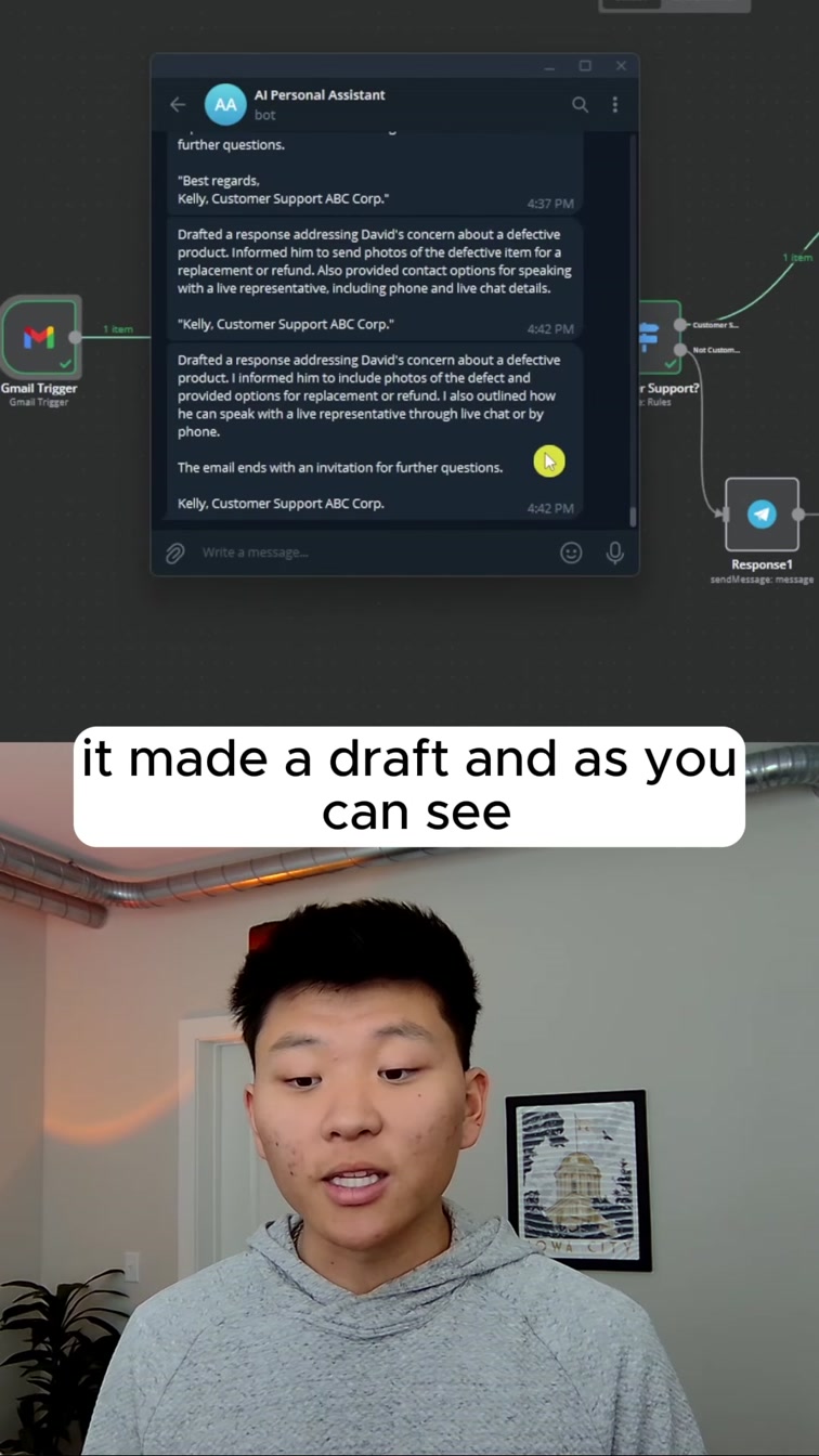 This AI Agent automates my customer support emails. #n8n #aiagent #artificialintelligence 10번째 장면