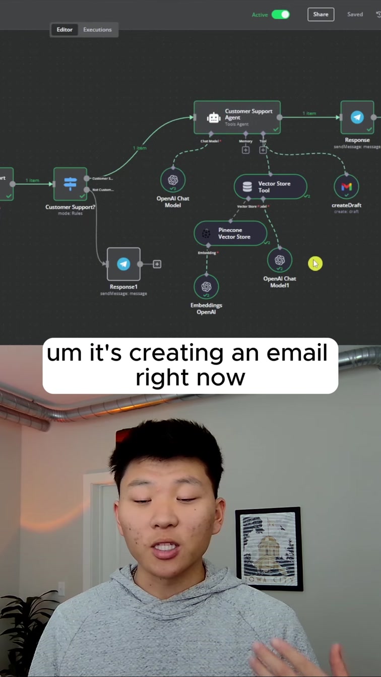 This AI Agent automates my customer support emails. #n8n #aiagent #artificialintelligence 8번째 장면