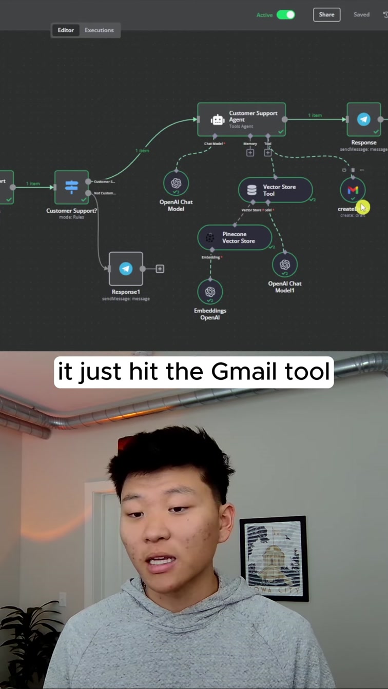 This AI Agent automates my customer support emails. #n8n #aiagent #artificialintelligence 9번째 장면
