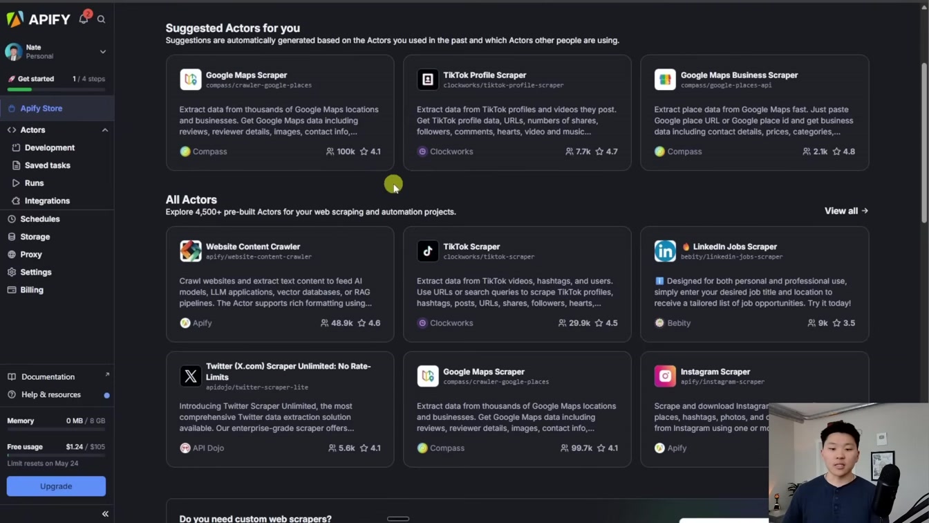 The Simplest Way to Automate Scraping Anything with No Code (Apify + n8n tutorial) 4번째 장면