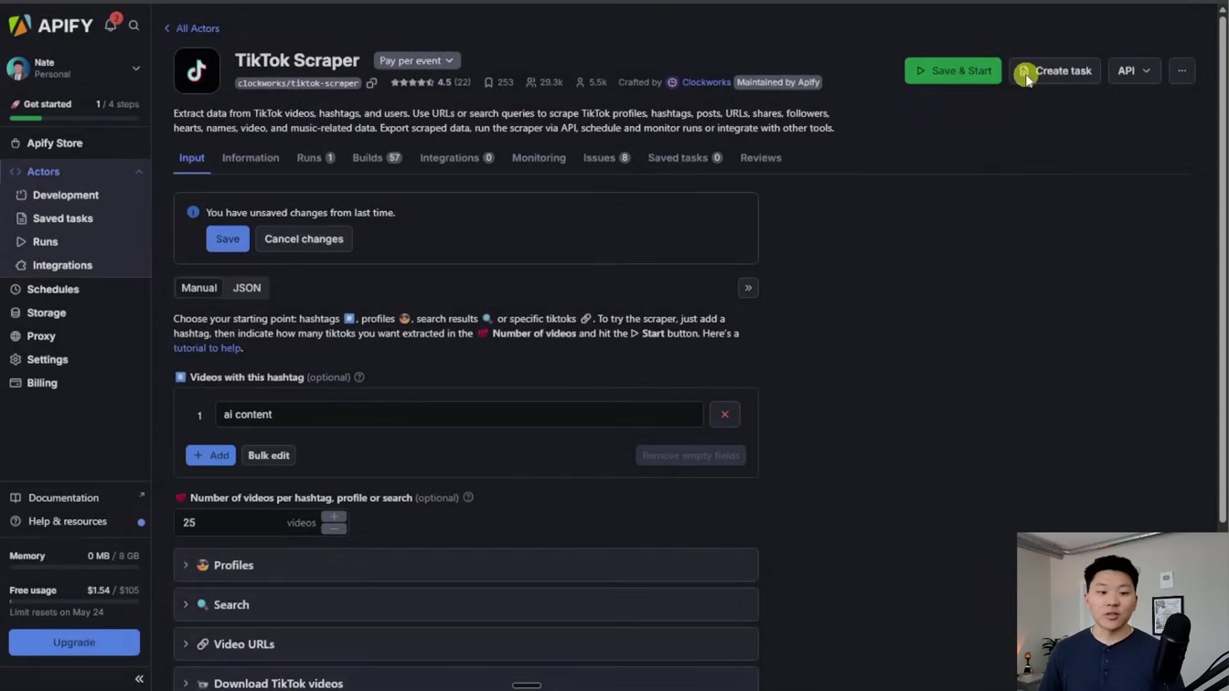 The Simplest Way to Automate Scraping Anything with No Code (Apify + n8n tutorial) 7번째 장면