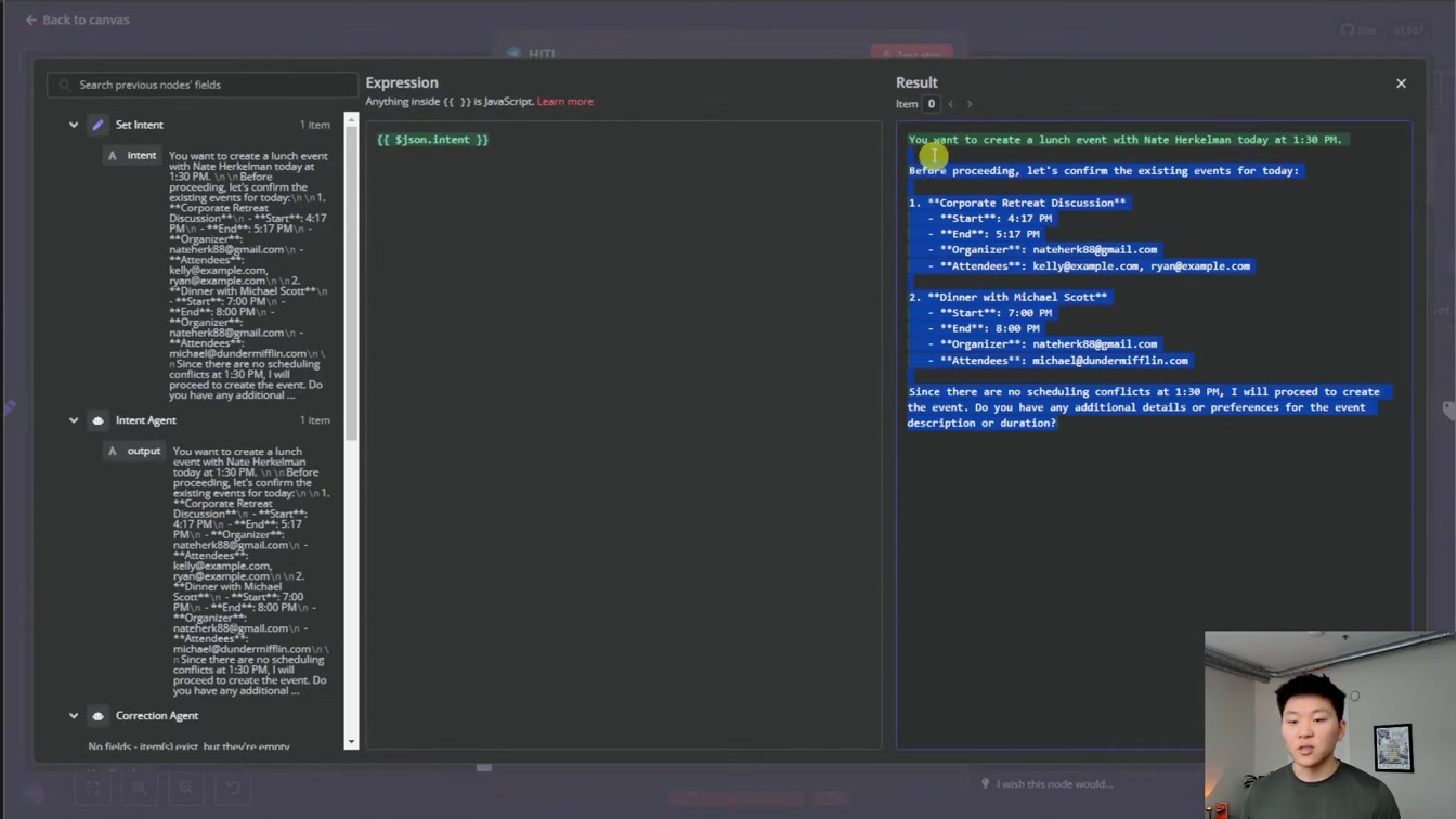 I Built a Human in the Loop Calendar Agent in n8n with No Code 14번째 장면