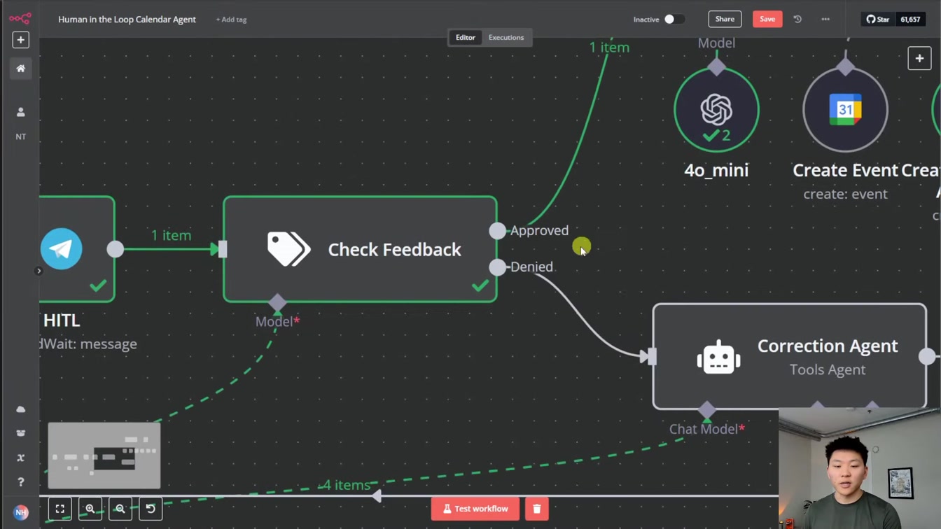 I Built a Human in the Loop Calendar Agent in n8n with No Code 17번째 장면