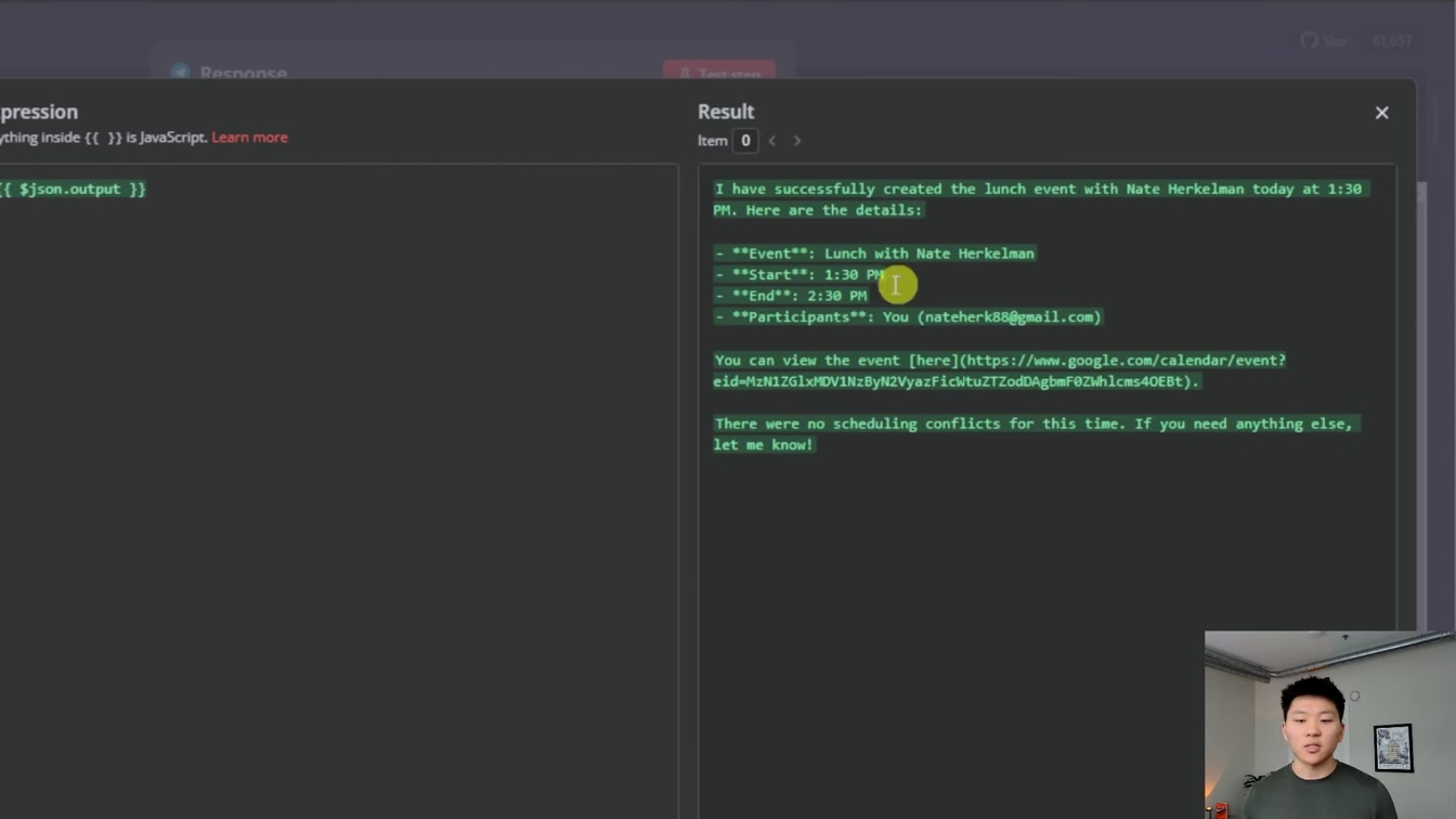 I Built a Human in the Loop Calendar Agent in n8n with No Code 20번째 장면