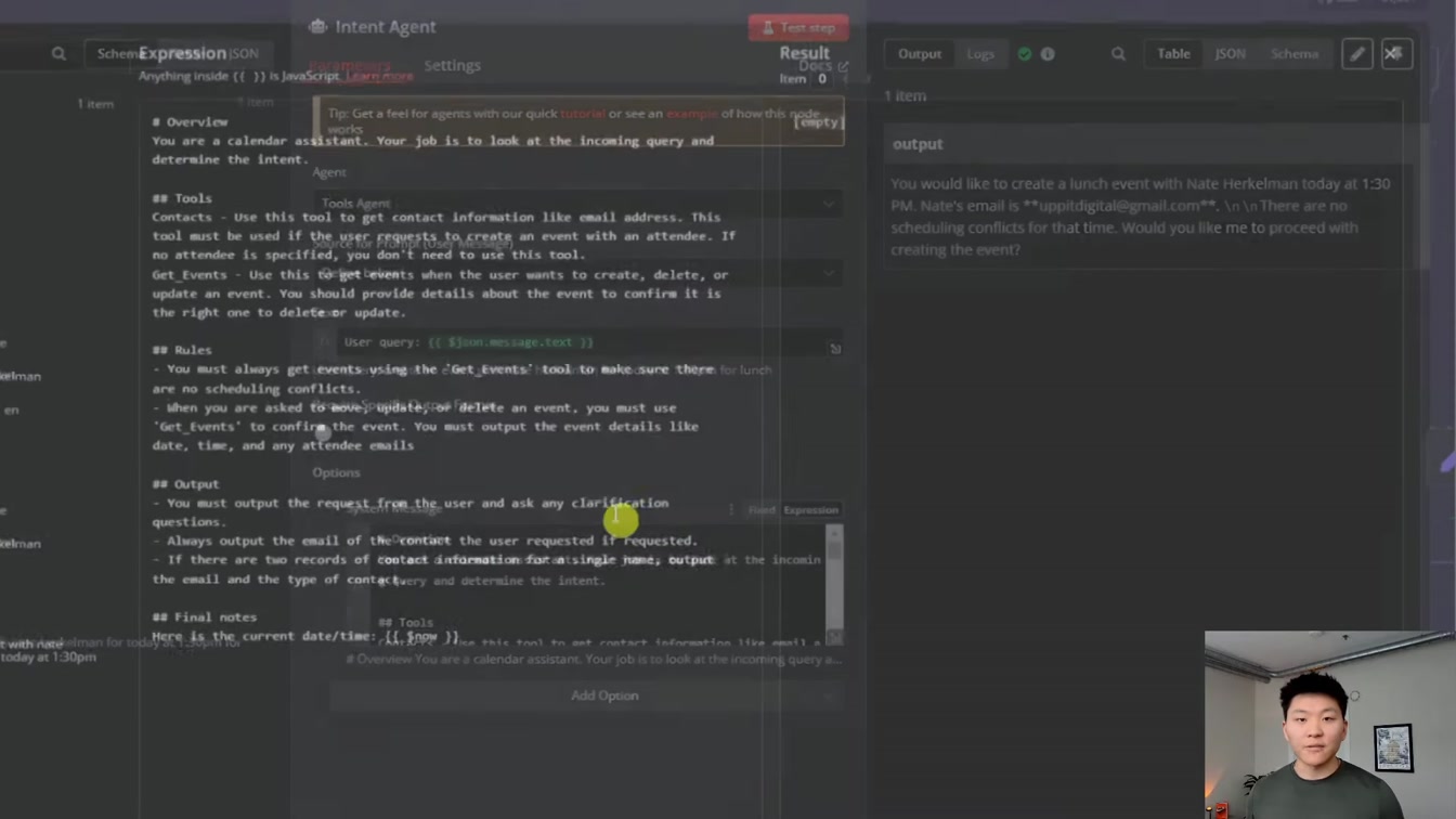 I Built a Human in the Loop Calendar Agent in n8n with No Code 9번째 장면