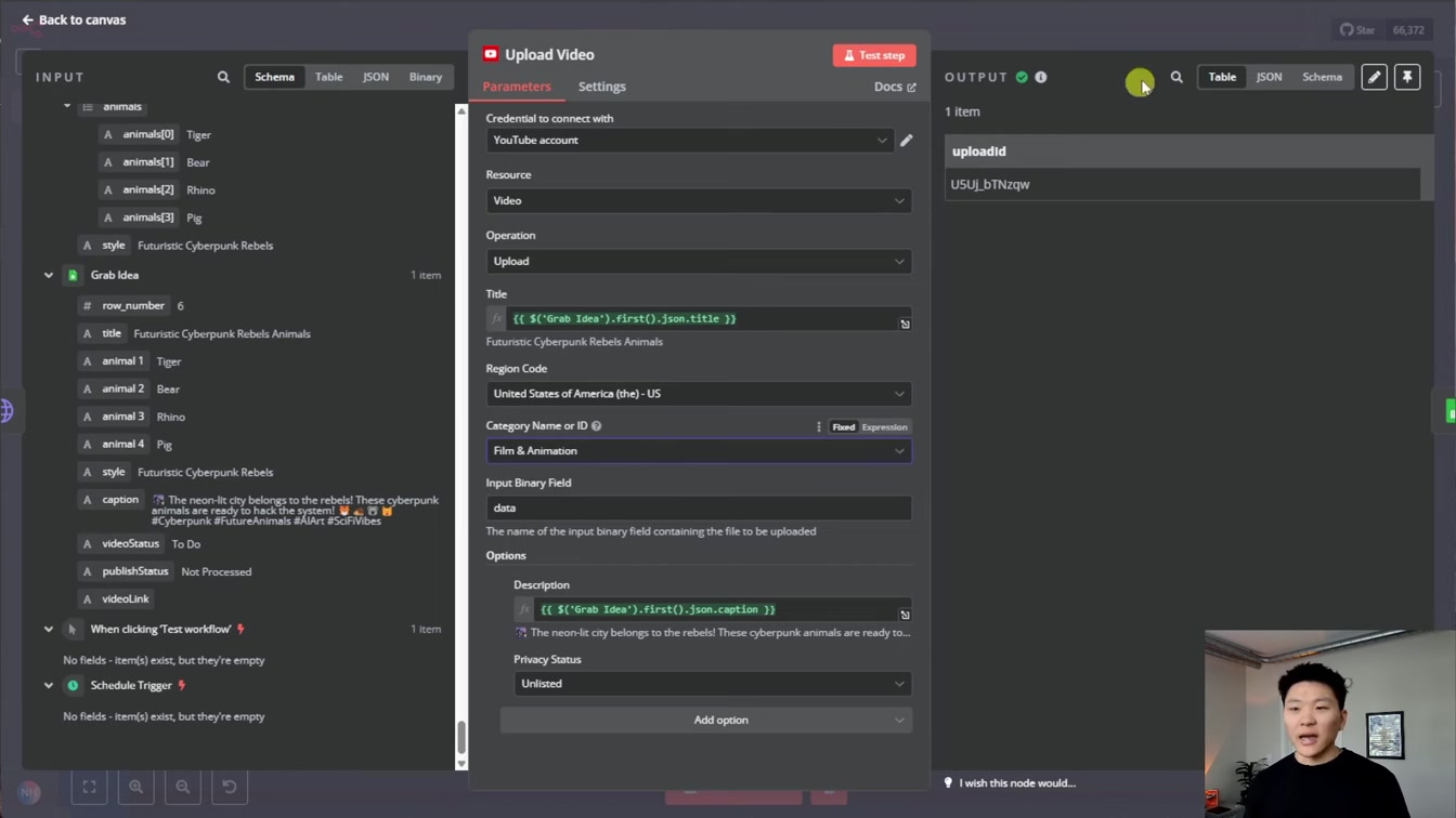 How I Automated Faceless Shorts with AI in n8n (free template) 22번째 장면