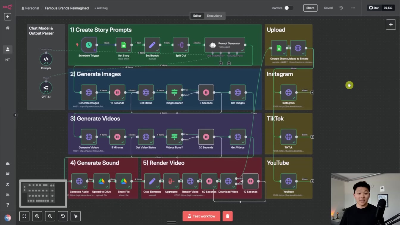I Built a 24/7 Viral Shorts Machine with No-Code (free n8n template) 22번째 장면